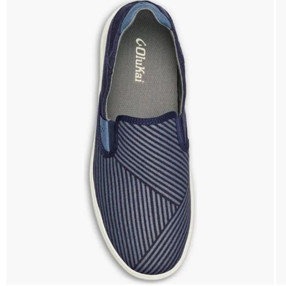 OluKai Lae\'ahi Lole Slip-On Shoes * Trench Blue/Indigo Color * US9½